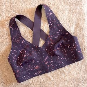 Athleta D-DD Crossover Reversible Bra in Agate Purple